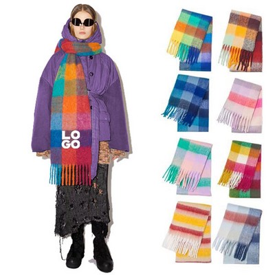 Imitation Cashmere Extra Long Scarf