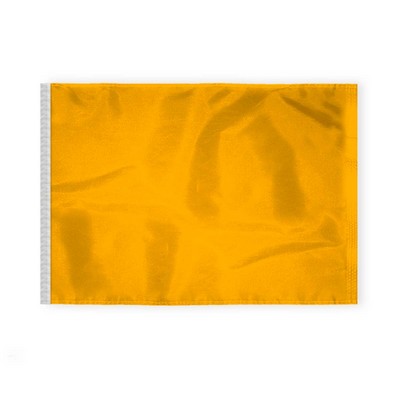 2.5'x3.3' Nylon Yellow Beach Safety Flag with Sleeve - Caution Signal