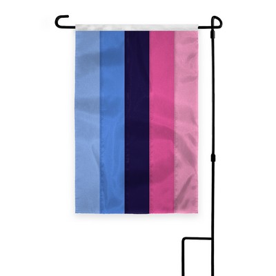 12" x18" 1ply Nylon Omnisexual Pride Deluxe Garden