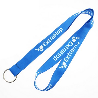 3/4" Full Color Lanyards W/Split Key-Ring