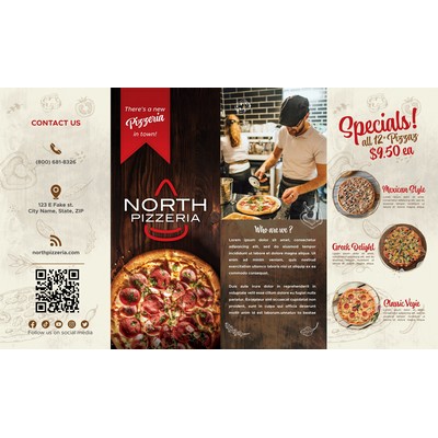 Full Color 2-sided 4-panel Brochure