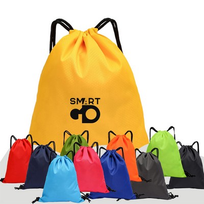 Nylon Drawstring Backpack Bag