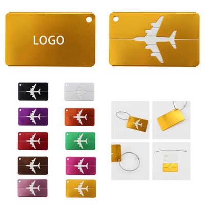 Creative airplane luggage tag