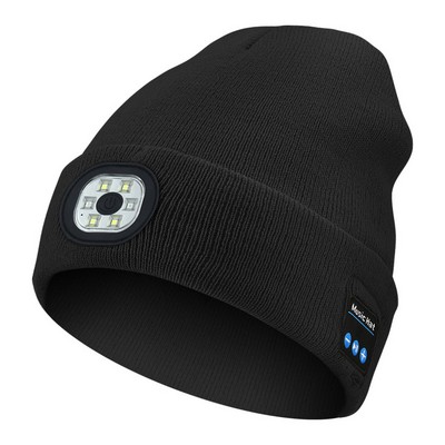 LED Headlamp Winter Cap Lighted Hat Flashlight Gifts