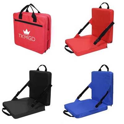 Stadium Seat Cushion with Handle Strap