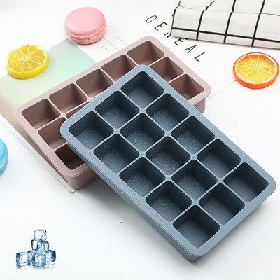 Silicone Square Ice Cube Mold Fifteen Cavity