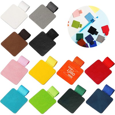 Leather Pen Notebook Clip