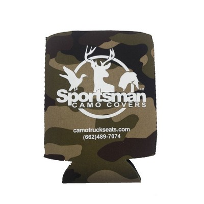 Premium Neoprene Can Cooler with Side Stitching, 2-side print, Full color