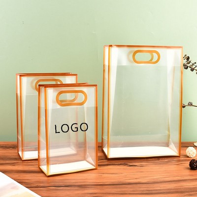 7''X10.2''(H) x3.1'' PP Tote Bag w/Die Cut Handle