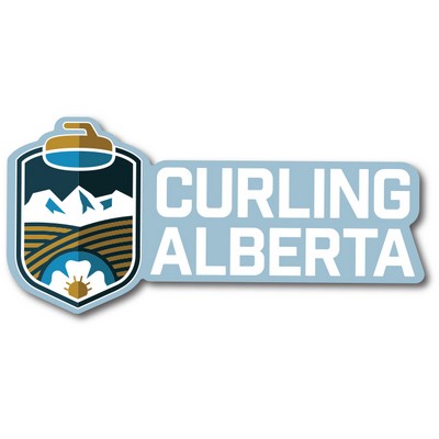 Custom Shape Clear Removable Adhesive Vinyl Decal + White (24.1 Up to 36 Square Inch)