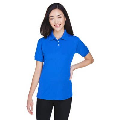 UltraClub Ladies' Platinum Performance Piqué Polo With TempControl Technology