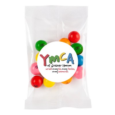 1 Oz. Goody Bags -Imprinted Mini Gumballs