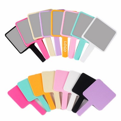Rubberized Mini Handheld Mirror