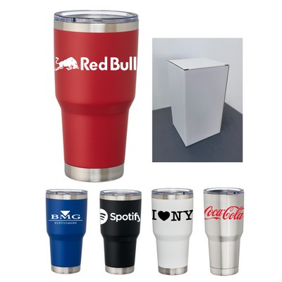 Union Printed - 30oz Double Wall SS Vacuum Bottle - 1-Color Print - Includes Gift Box Packing