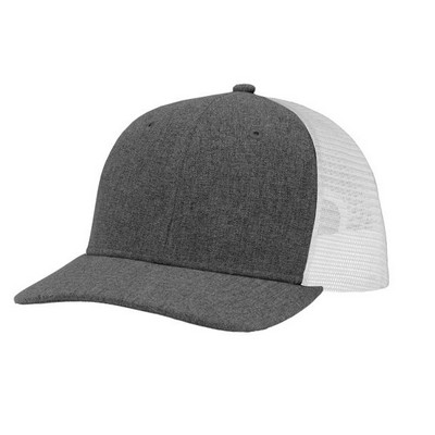 Sportsmanª Heather Suiting Polyester Trucker Cap (Embroidered)