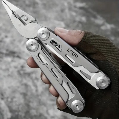 13-in-1 Tactical Stainless Steel Multi-Tool with Nylon Sheath