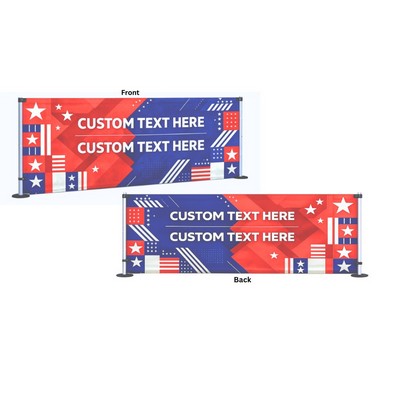 5' Tent Side Rail Digital w/ Frame Each (Double Sided)