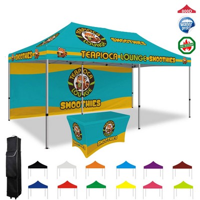 Custom 10' x 20' Full Wall of Event Tent
