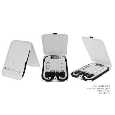 Cable Card Set Wheat Straw - CCALC3S