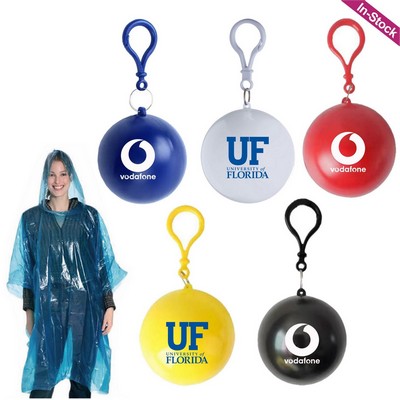 Poncho Ball Key Chain