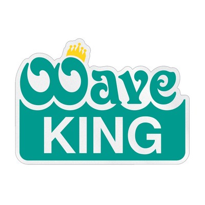 Clear Polyester Decal | Custom | Die Cut Shape | Permanent Adhesive Back | 355 to 505 Sq In