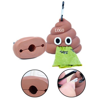 Pet Waste Disposal Dog Poop Bag Dispenser With Carabiner