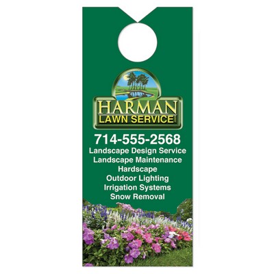 Digitally Printed Door Knob Hanger 3.5" x 8.25"