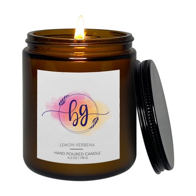 8 oz. Radiance Amber Candle with Lid