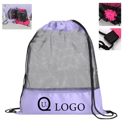 13.39X16.93" Terylene Drawstring Backpack