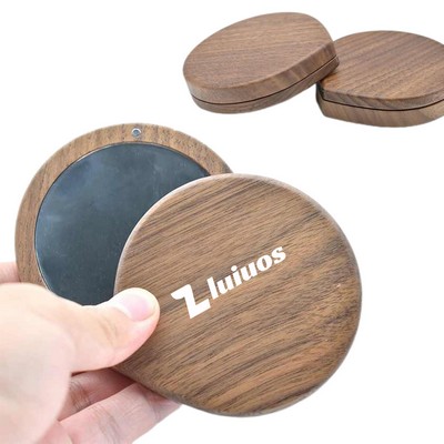 Small Wooden Mirror