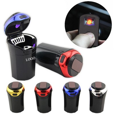 Car Ashtray with cigarette lighter