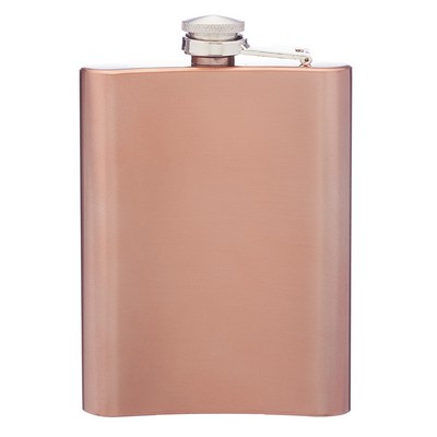 Copper Coated Gran Torino Hip Flasks 8 oz