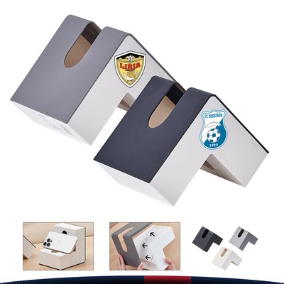 L-Shaped Multi-Functional Tissue Box