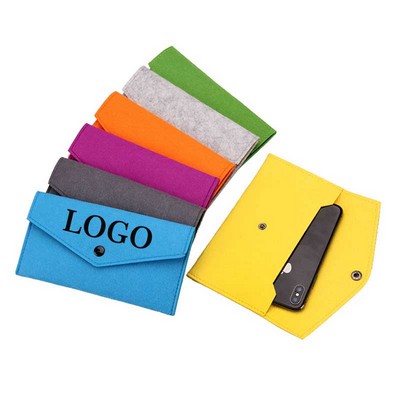 Felt Pouch Case for Cellphone