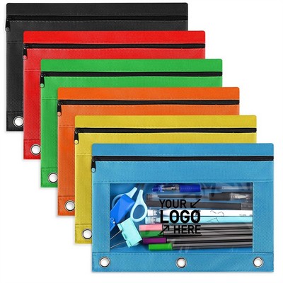 Fabric Binder Pencil Pouch