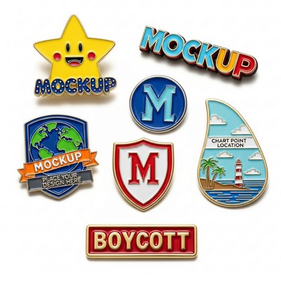 Soft Enamel Full Color Lapel Pin