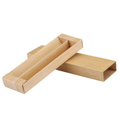Bamboo-Print Paper Double Gift Box