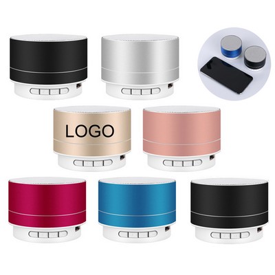 Metal Subwoofer Mini Bluetooth Speaker