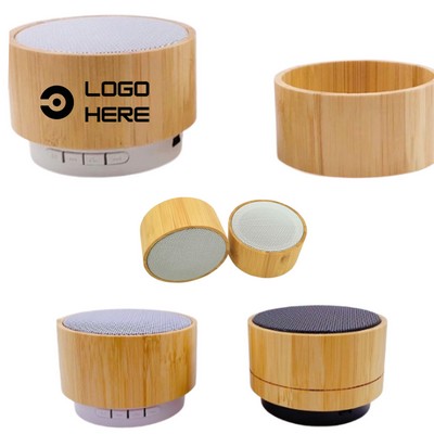 Mini Bamboo Wireless Bluetooth Speaker