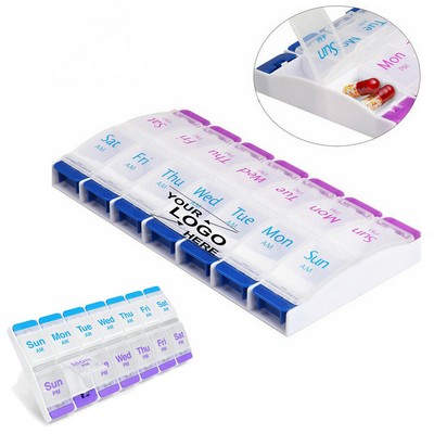 7-Day Push Button Pill Organizer