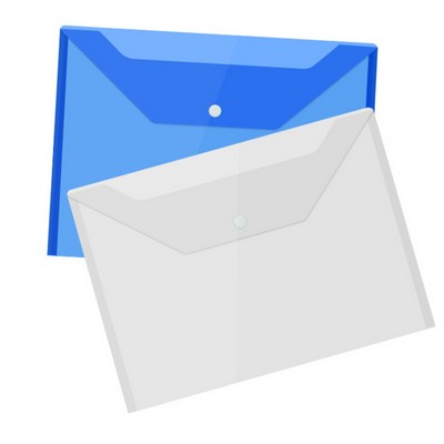 A4 PP File Pouch