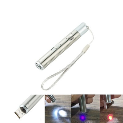 Multifunctional Mini Rechargeable Flashlight