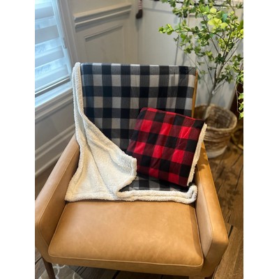 Buffalo Check Sherpa Blanket