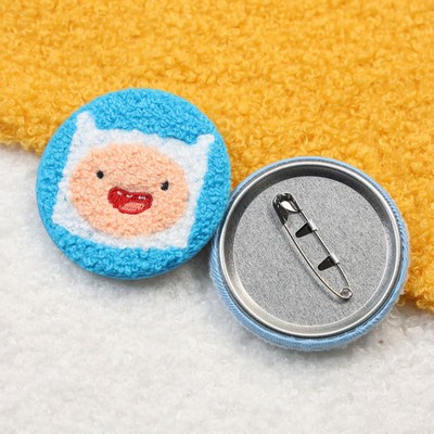 Embroidery Tinplate Lapel Pin