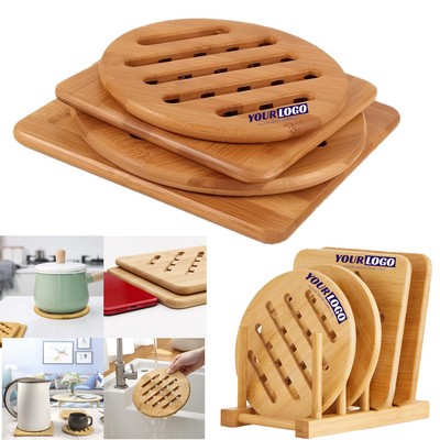 Bamboo Wood Trivets