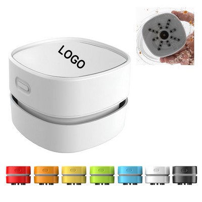 360º Rotatable Rechargeable Mini ABS Desktop Vacuum Cleaner