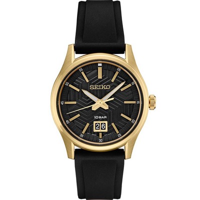 Seiko Watch Essentials Sgp Analog Black Dial