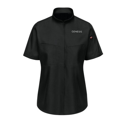 Red Kap® Women's Short Sleeve Performance Pro+ Work Shirt with OilBlok + MIMIX®