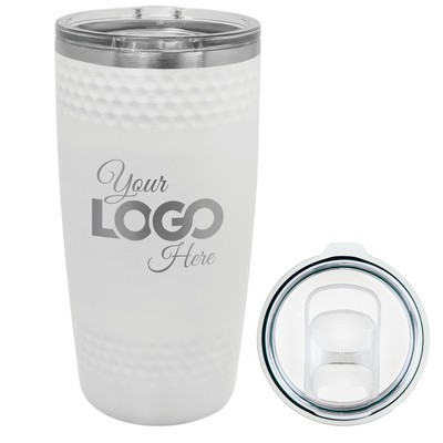 Polar Camel 20oz Dimpled Golf Tumbler with Slider Lid