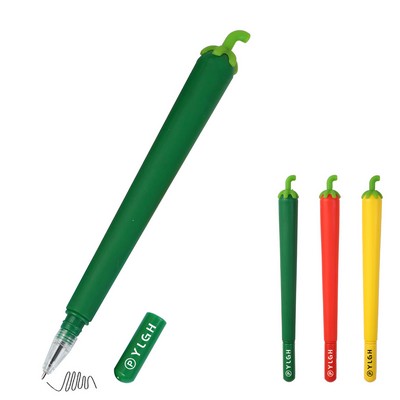 Soft Barrel Pepper Shaped Pen